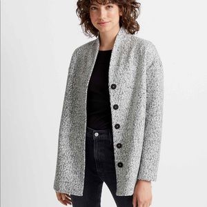 Club Monoco Grey Snap-Front Jacket XS -fits like S